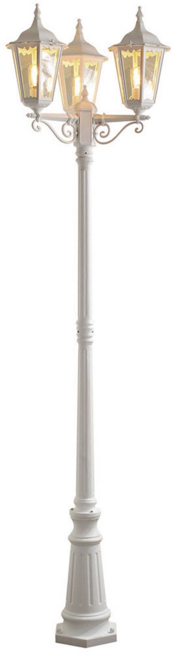 Konstsmide 7217-250 Firenze Außenstandleuchte   Energiesparlampe E27 100 W Weiß