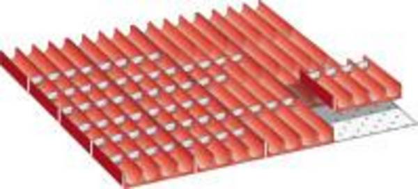 Set Mulden 36x36E (BxTxFH) 612x612x50mm