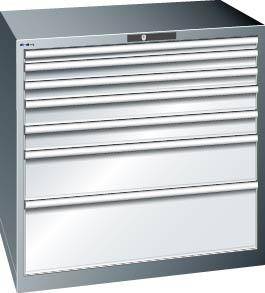Schubladenschrank grm/ H1000, 7 Schubl.-0