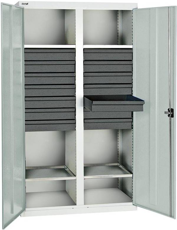 Werkzeugschrank 14 SL 4WA1800x1000x500 mm grau