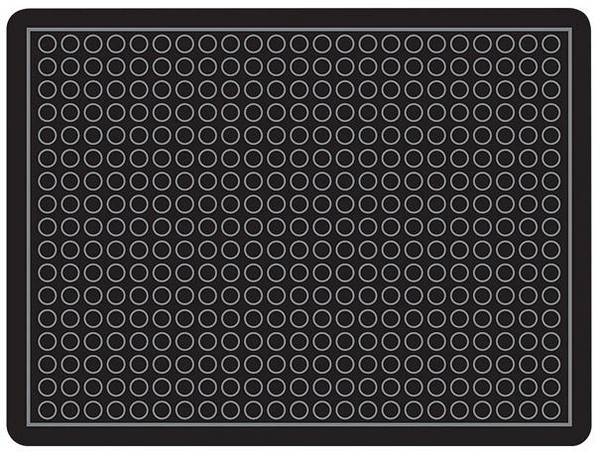 Arbeitsplatzmatte YOGA DOME Oil schwarz B90xT120 cm - Artikel: 7830501832
