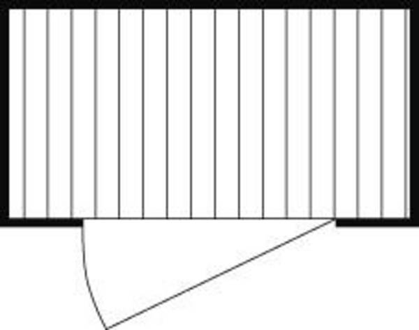 Materialcontainer 1.00 m verz. montiert