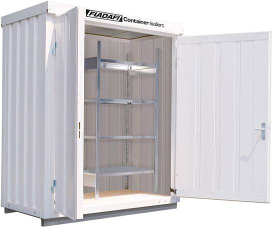 Lagercontainer isoliert 2100x1140mm, isol. Fußb.-0