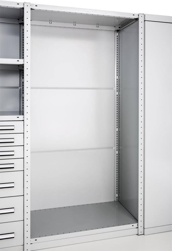 CLIP Rückwand 2000 x 1300 kpl. RAL 7035 allseitig-0
