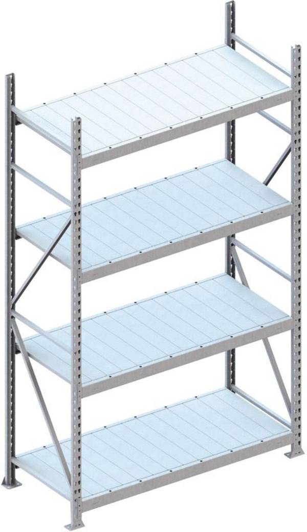 Weitspannregal verz. GF 1400x800x2500 mm Stahlp.