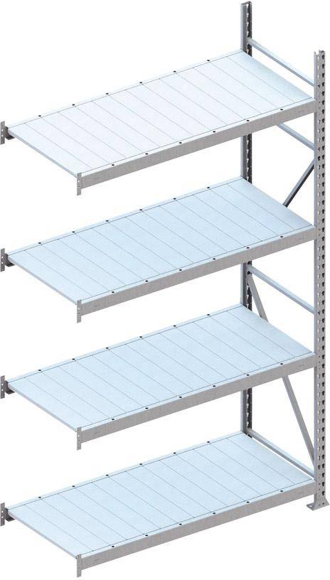 Weitspannregal verz. AF 1400x650x2500 mm Stahlp.-0