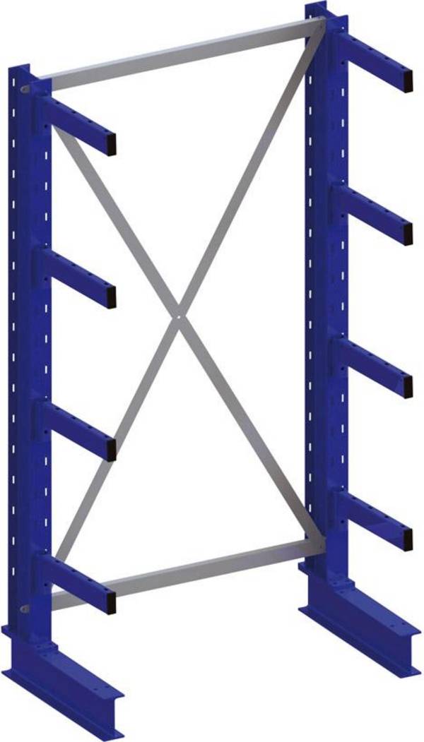 Kragarmregal H3000xB1000xT600mm Grundregal eins.Trgf.1750 kg
