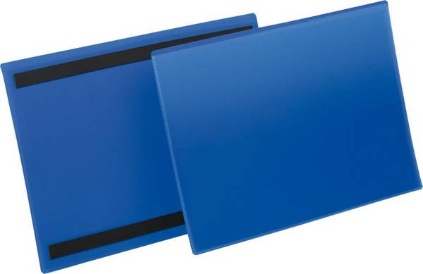 DURABLE Kennzeichnungstasche, magnetisch, DIN A4 quer, blau (9174507)