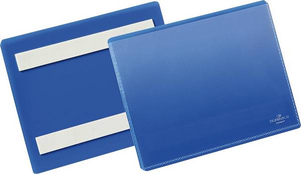 DURABLE Etikettentasche B148xH105mm blau selbstkl.50St./Pack
