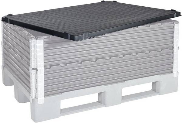 Palettendeckel schwarz B800xT1200 mm - Artikel: 7830254155