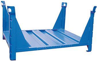 Lagergestell RAL5010 B1200xT800xH600 mm Nutzlast1,5t Auflast4,5t mit Eckpfosten - Artikel: 7830412929-0