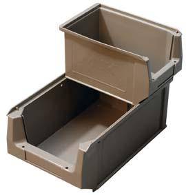 Sichtlagerkasten mk4 B148xT240xH130 mm PE VE 25 Stk. - Artikel: 7830403532-0
