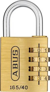 Zahlen-Vorhangschloss 165/40 Code 4-stellig ABUS - Artikel: 7875130040