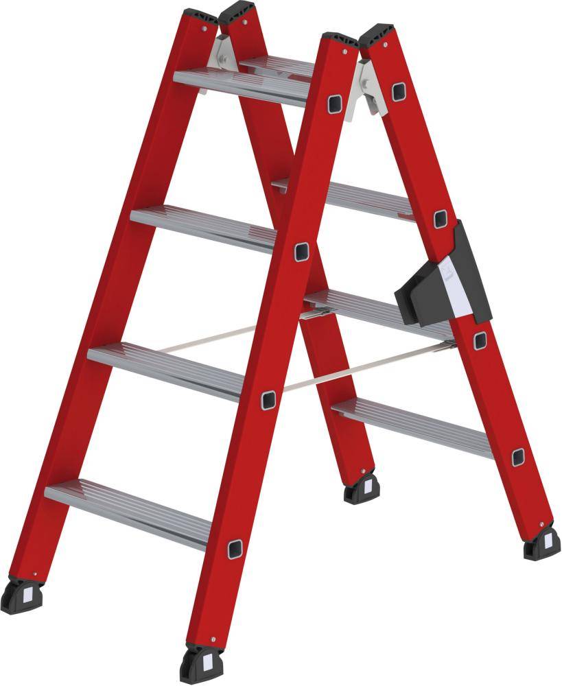 MUNK Kunststoff-Stehleiter 2x4 Stufen-0