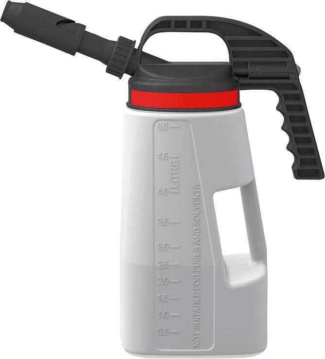 Abfüllkanne PE 5 Liter mit kurzem/langem Auslauf-0
