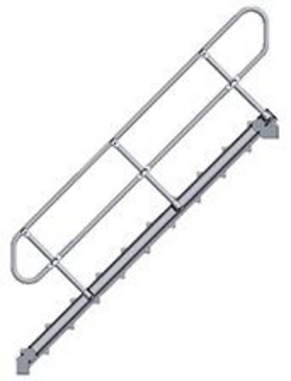 Zarges Geländer 42355316 Treppe 45° | 17 Stufen