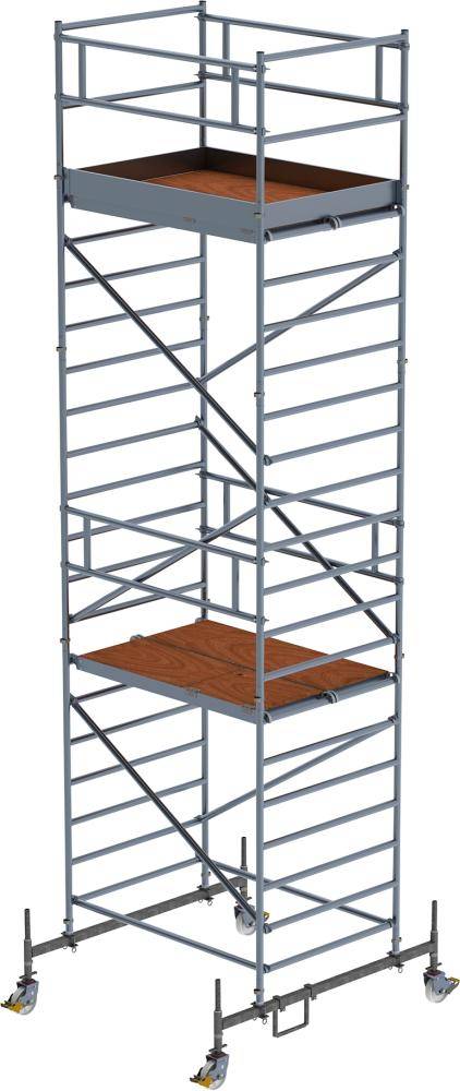 Rollgerüst Alu m.Fahrb. 1,35x1,80 m H 7,50 m-0