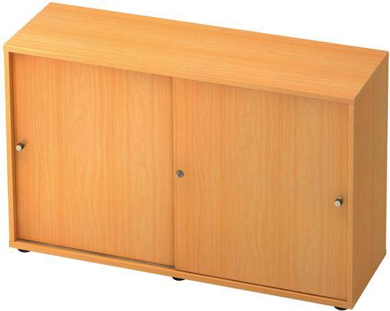 Schiebetürenschrank Profi Buche, 120x40x74,8mm, 2OH