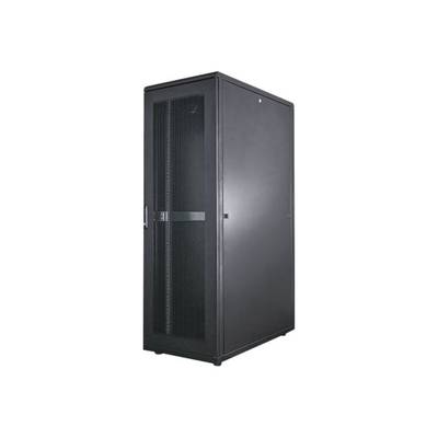 Intellinet Network Cabinet, Free Standing (Standard), 42U, Usable Depth 123 to 773mm/Width 703mm, Black, Assembled, Max 