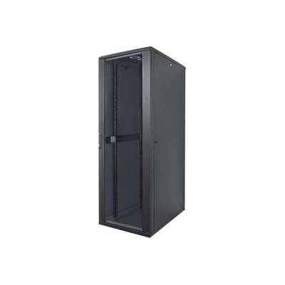 Intellinet Network Cabinet, Free Standing (Standard), 42U, Usable Depth 123 to 573mm/Width 703mm, Black, Assembled, Max 
