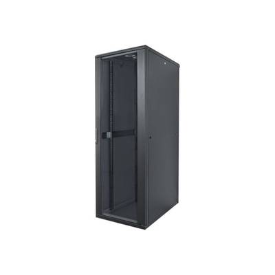 Intellinet Network Cabinet, Free Standing (Standard), 32U, Usable Depth 123 to 573mm/Width 703mm, Black, Flatpack, Max 1