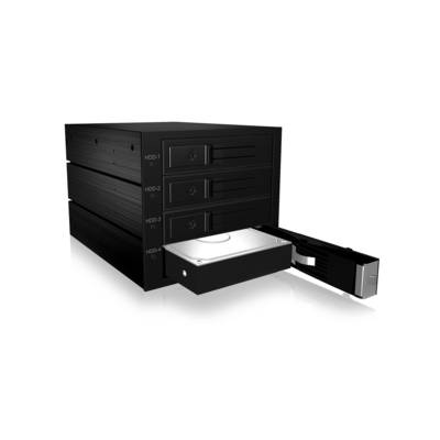 IB-564SAS-12G, Backplane, 4x 3,5" SAS/SATA (I/II/III) HDD in 3x 5,25" Einschübe, Hot Swap-2