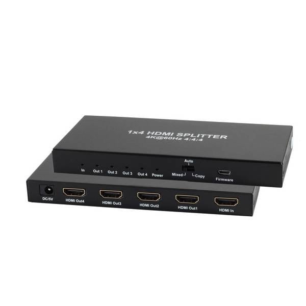 HDMI Verteiler 1x IN – 4x OUT, 4K2K 60Hz