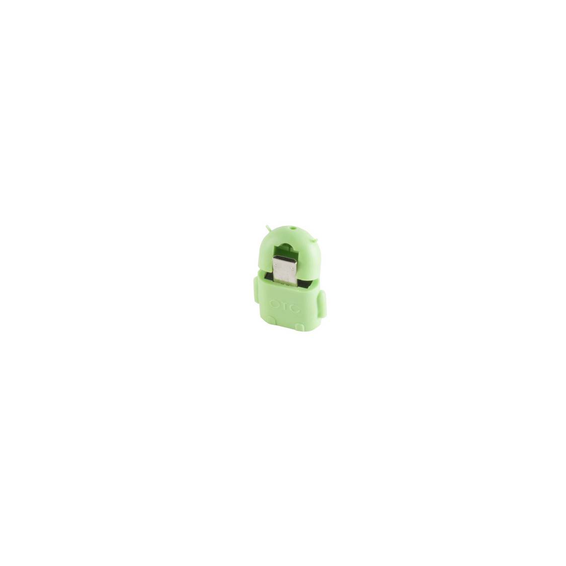USB-OTG Micro-B Stecker auf A-Buchse 2.0, grün-0