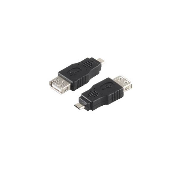 USB-OTG Adapter Micro-B Stecker auf A-Buchse 2.0 OTG Kabel Konverter Plug & Play vergoldete Kontakte