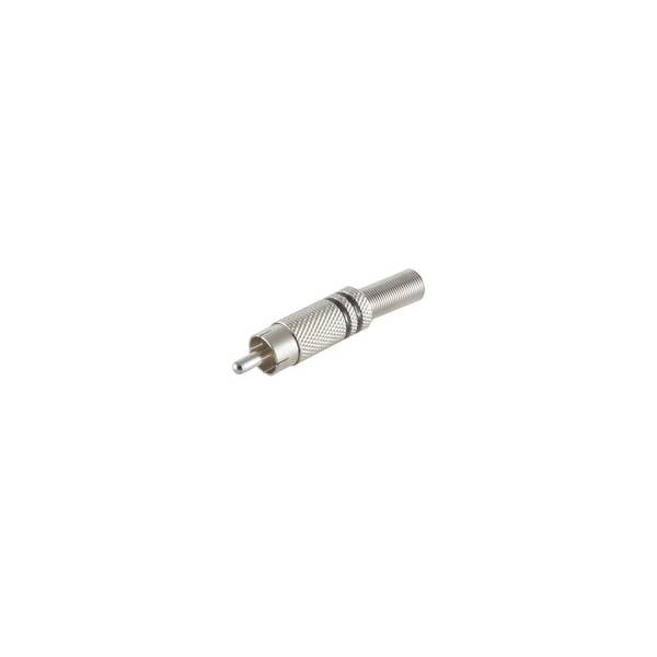 KABELBUDE.EU Cinchstecker für professionelle HiFi Audio-Anwendungen Metall 6 mm Schwarz