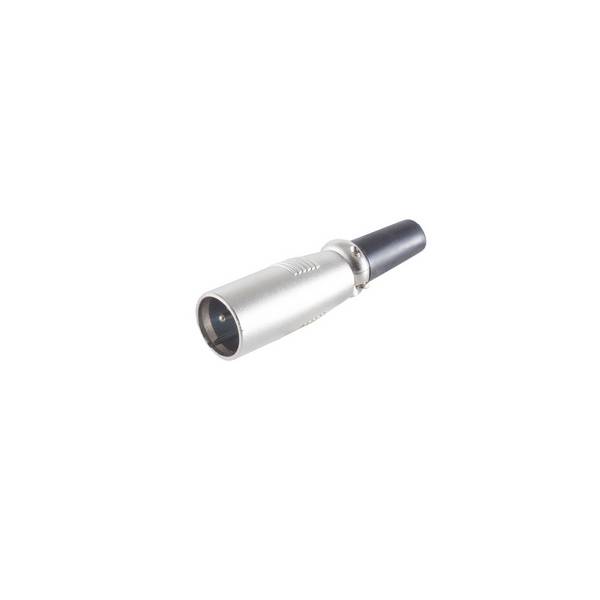 KABELBUDE.EU XLR-Stecker mit integrierter Zugentlastung Metall Symmetrisch Audio
