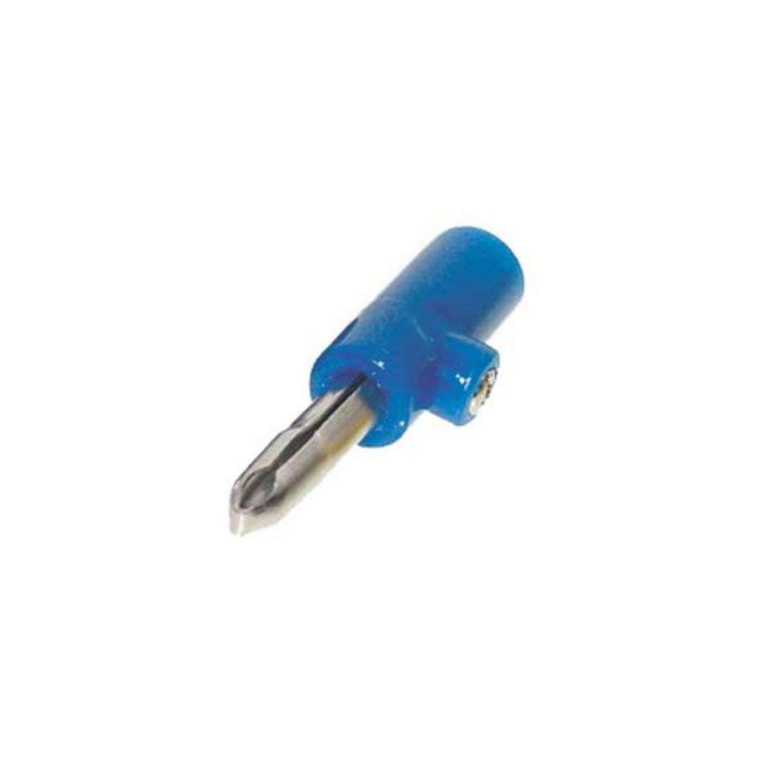 KABELBUDE.EU Bananenstecker für Lautsprecherkabel Schraubanschluss isoliert - Blau-0