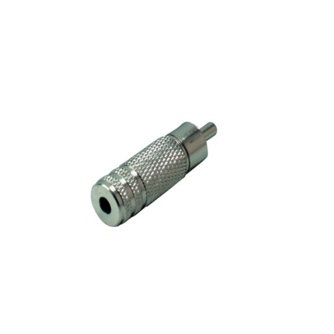 Cinchstecker/Klinkenbuchse Mono 3,5mm Metall Audio Adapter