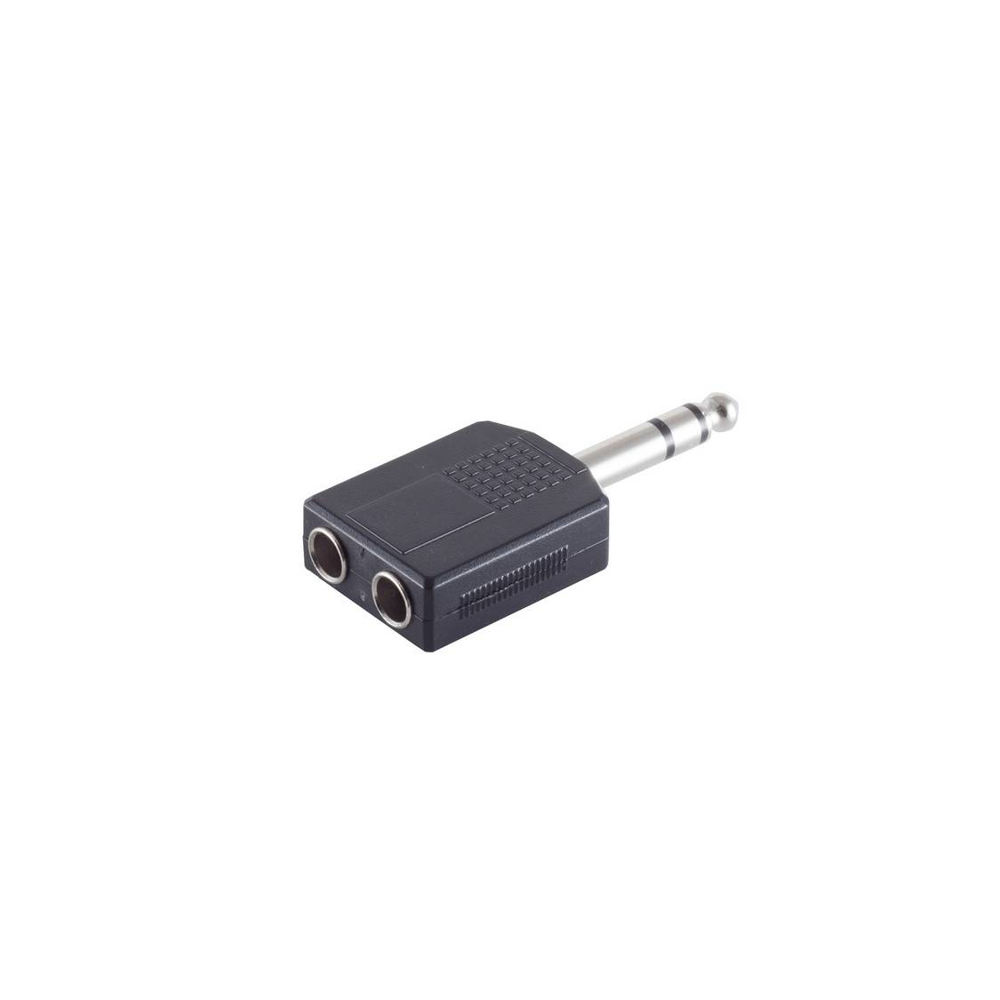 Klinkenst. Stereo 6,3mm/2 Klinkenbuchsen 6,3mm-0
