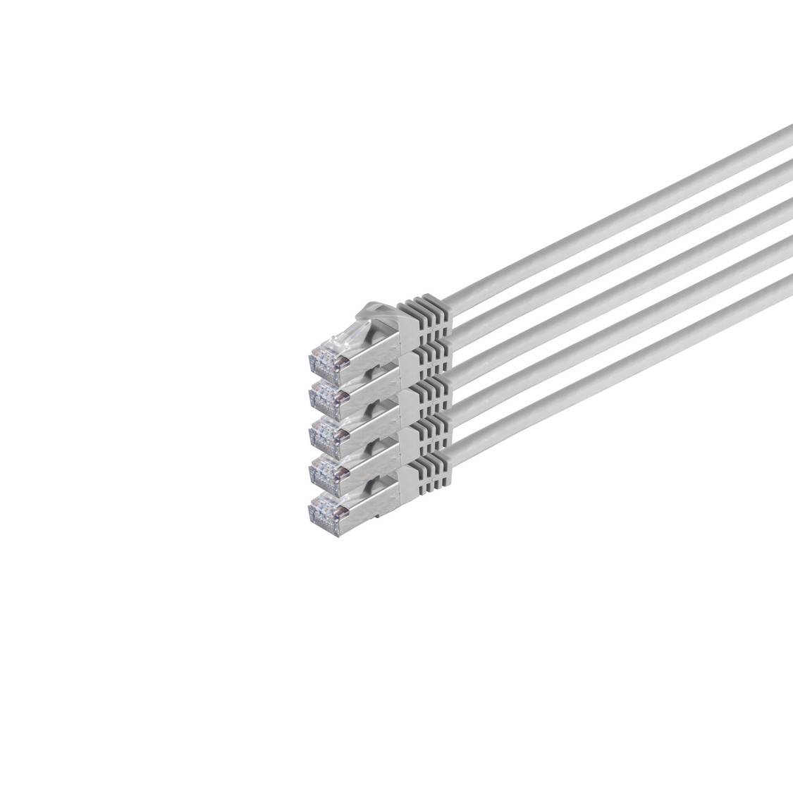 RJ45 Patchkabel m. CAT 7 Rohkabel PIMF 3m-0