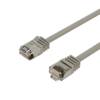 Patchkabel-Flachkabel U/UTP cat. 6 slim 0,5m