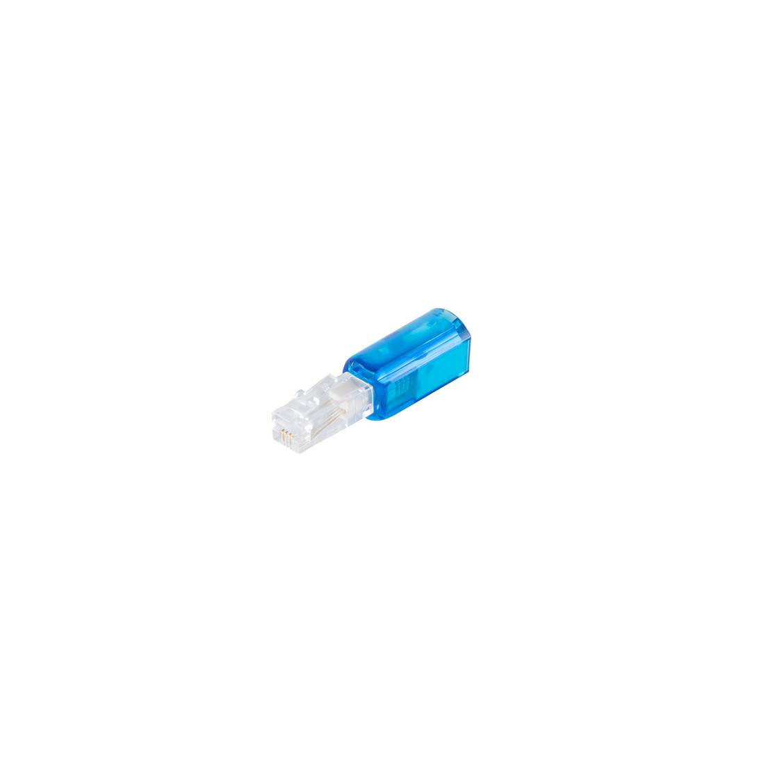 Twist-Stop schmale Ausführung blau-transparent-0