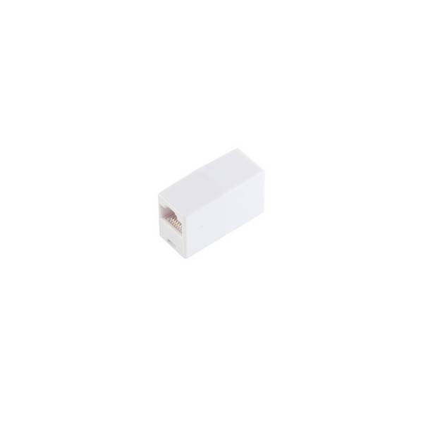 KABELBUDE.EU RJ45-Modularkupplung RJ45-Buchse auf RJ45-Buchse 1:1 ungeschirmt Weiß
