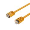 Patchkabel-Flachkabel U/UTP cat. 6 slim gelb 2m