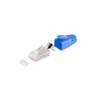 Stecker SET für Verlegekabel bis AWG 23 blau VE 1