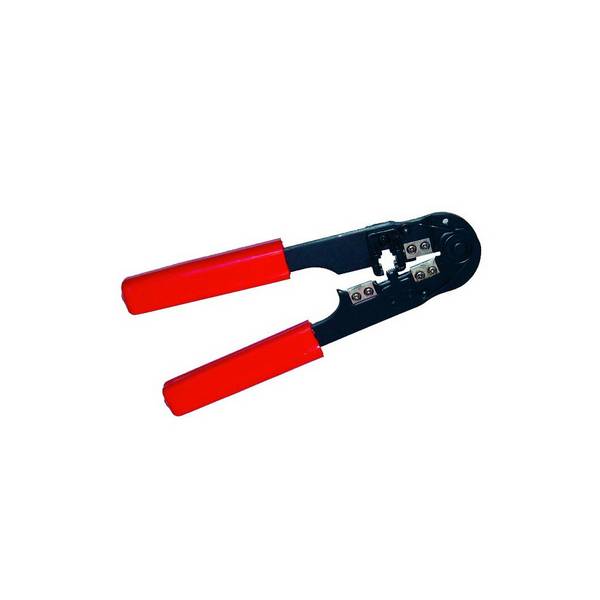 KABELBUDE.EU Crimpzange für 8-polige RJ45-Modularstecker Netzwerkkabel Metall