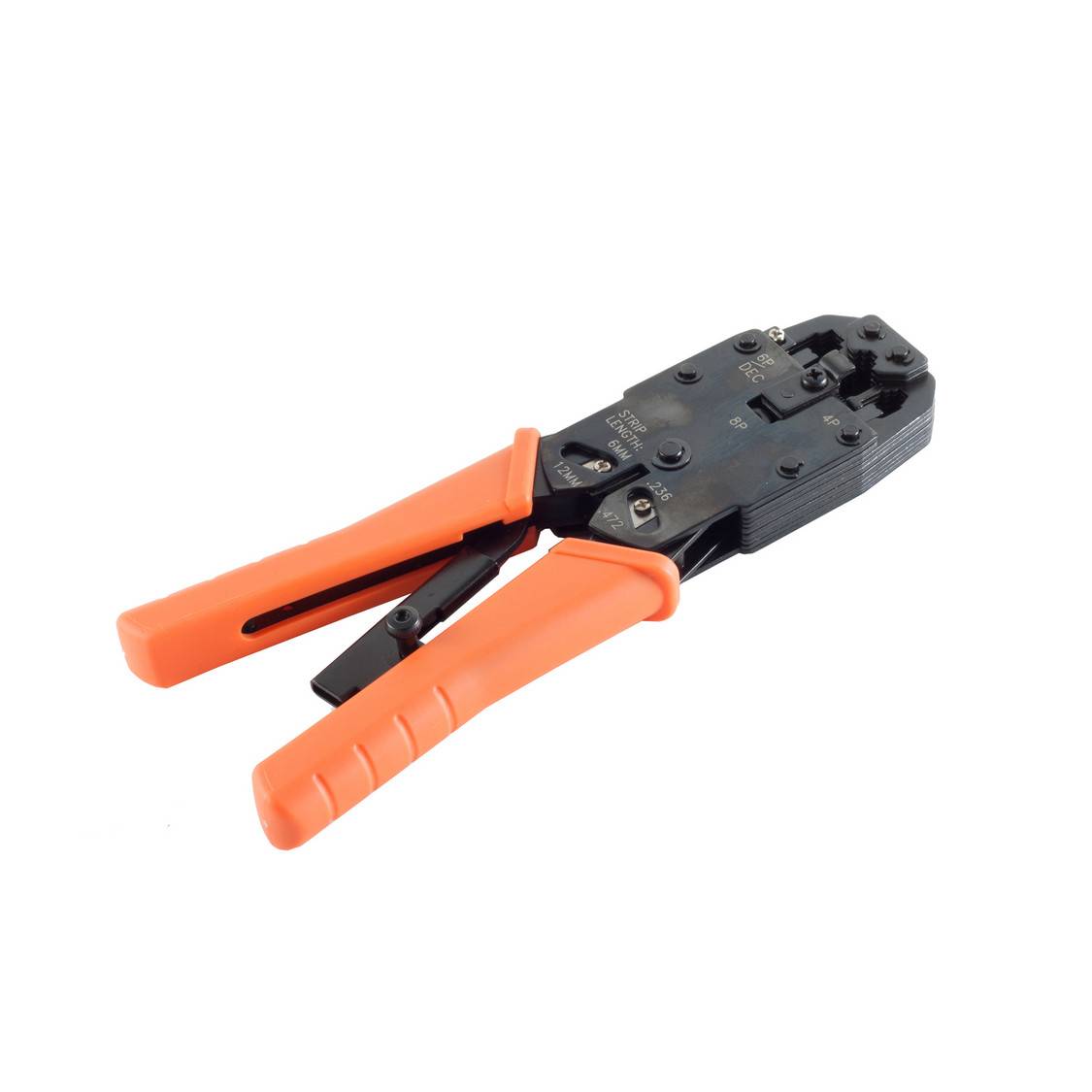 KABELBUDE.EU Modular-Crimpzange für RJ45 RJ12 RJ11 RJ9 Western-Stecker Metall-0