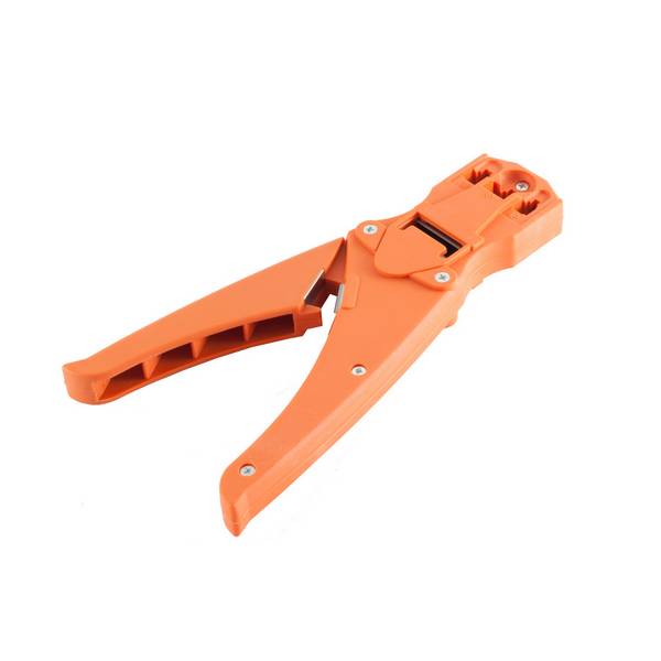 KABELBUDE.EU Universal-Modular-Crimpzange für Western-Stecker 8/8 6/6 4/4 Orange