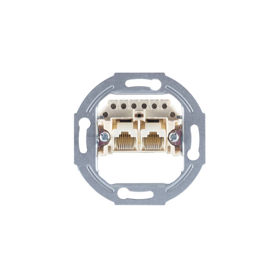 UAE Anschlußdose 2x8/8 parallel ohne Abdeckung UP-0