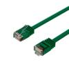 Patchkabel-Flachkabel U/UTP cat. 6 slim grün 15m