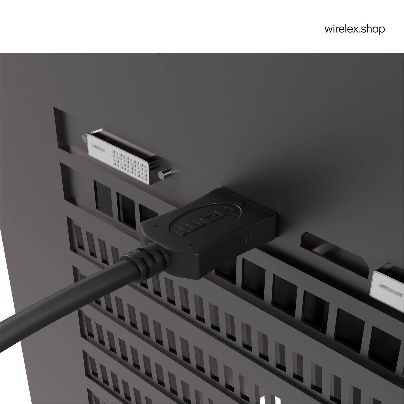HDMI A-Stecker / HDMI A-Stecker verg. HEAC 0,75m-4