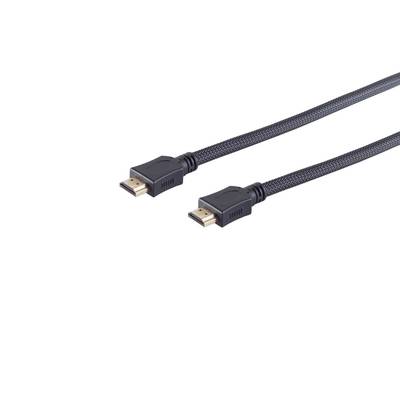 HDMI A-St./HDMI A-St. verg HEAC sw Nylon Mantel 5m