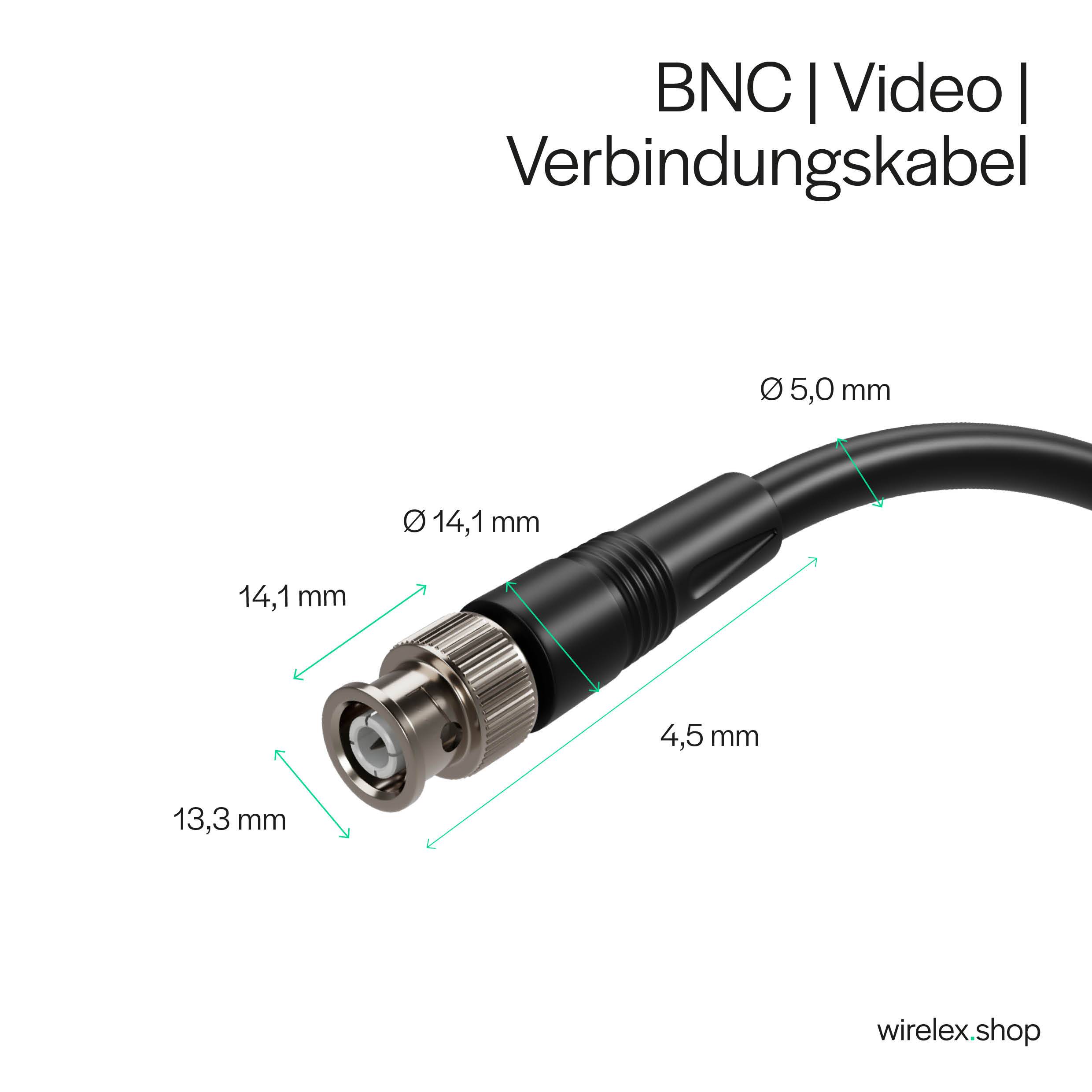 Video-Stecker BNC auf Video-Stecker BNC, 2m-1