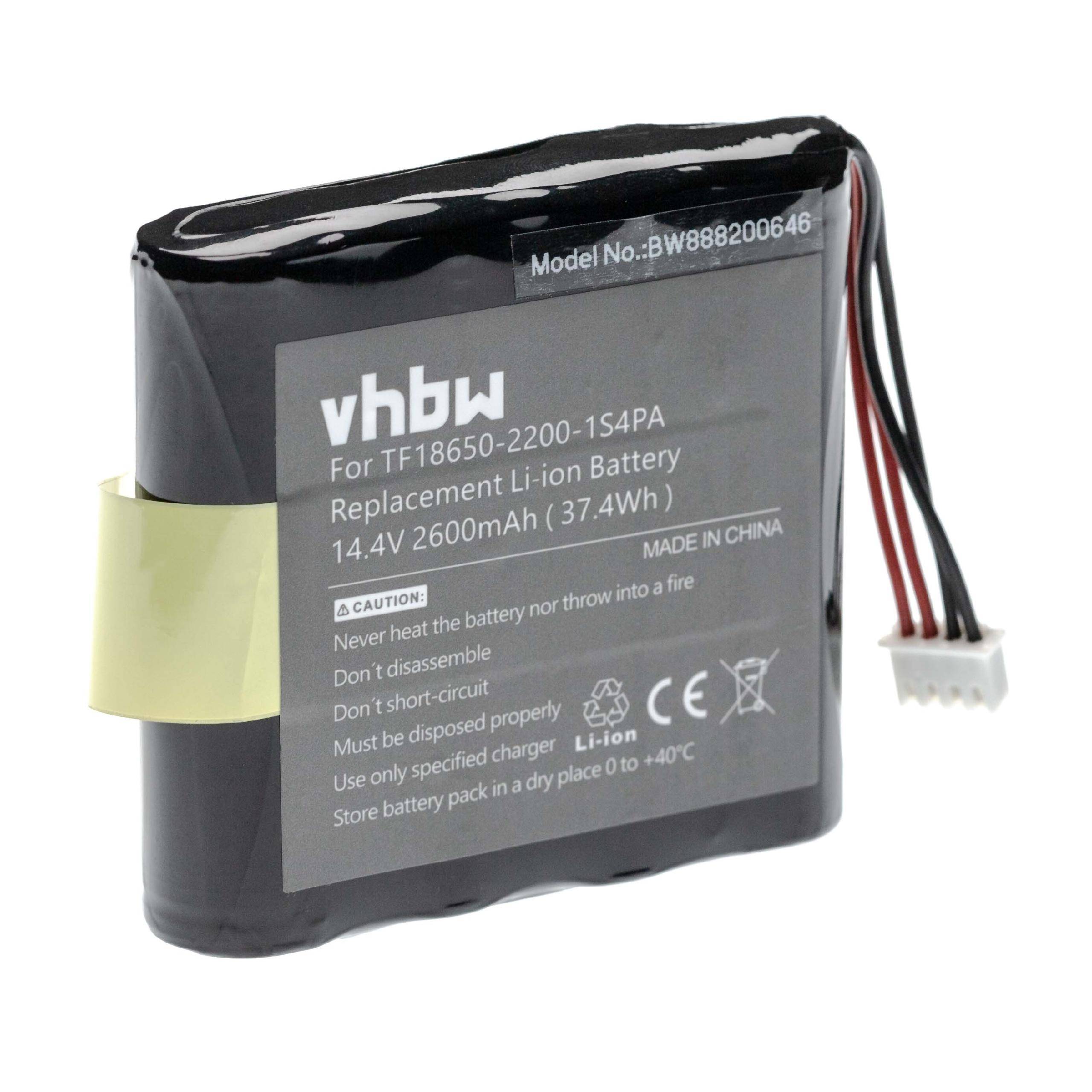 vhbw Akku kompatibel mit Marshall Kilburn Lautsprecher Boxen Speaker (2600 mAh, 14,4 V, Li-Ion)-1