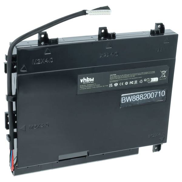 vhbw Akku Ersatz für HP PF06XL | HSTNN-DB7M, 852801-2C1, 853294-855, 853294-850 für Notebook (8200 mAh, 11,55 V, Li-Ion)